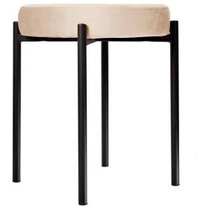 Табурет Дик DikLine 00-00072883 B03 BEIGE, ножки черные