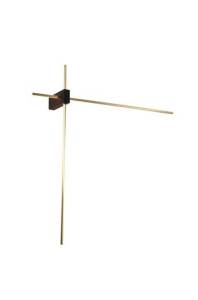 Бра Alfa Light F3924-22 black+gold 15W 60*60*11. 5