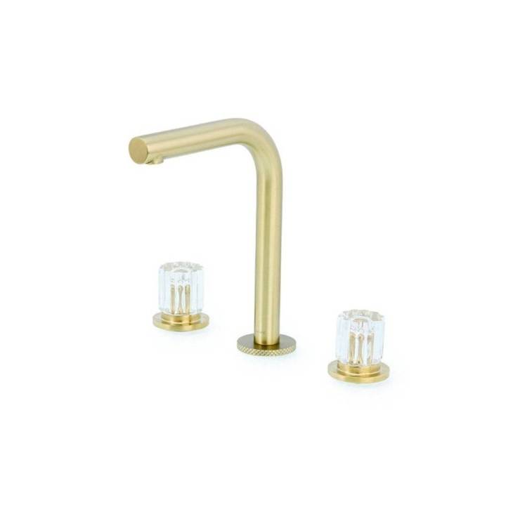 Смеситель для раковины Boheme Elegante 152-MG-EL золотой матовый