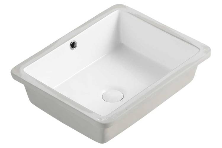 Раковина Orange B02-500W 50 см, встраиваемая снизу, белая