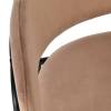 Стул Bradex Home Napoli FR 0326, латте с черными ножками фото 6