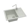 Мойка кухонная Maretti Kitchen FL575-GR серый, 57.5x47 фото 2
