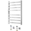 Полотенцесушитель водяной Teymi Helmi П8 W80357 в макс. комплектации К3, хром, 50x80 фото 8