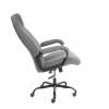 Кресло компьютерное Tetchair Boss metalBL (22) 25263 серый, 29, велюр фото 3