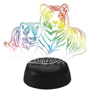 Светодиодная фигура Uniel ULI-M508 RGB/3AA Tiger Family/Black