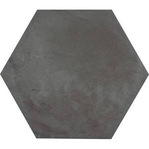 Керамогранит Marca Corona Terra 0094 Nero Esagono 21.6x25