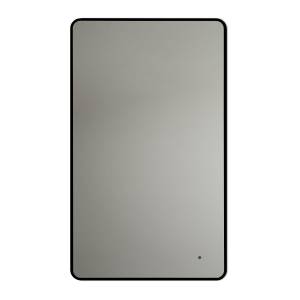 Зеркало Art&Max Siena S AM-SieS-600-1000-DS-F черный, с подсветкой, 60x100