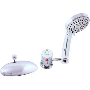 Смеситель Rav Slezak Termo DT270.5S термостатический, на борт ванны, хром