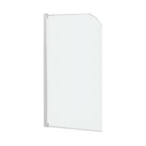 Шторка на ванну Cezares Relax RELAX-V-1-80/140-C-Bi профиль белый, стекло прозрачное, 80x140
