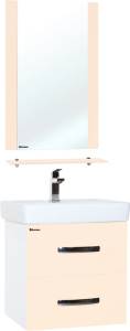 Мебель для ванной Bellezza Рокко 50 подвесная, бежевая