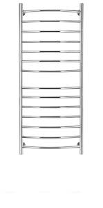 Полотенцесушитель электрический Secado Милан 4603777451851 4 120x60, L, хром