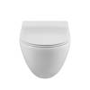 Унитаз подвесной BelBagno Amanda BB051CHR/BB076SC безободковый, с сиденьем микролифт, белый фото 6