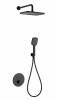 Душевой комплект Wonzon & Woghand WW-D2017-A-MB с термостатом, черный