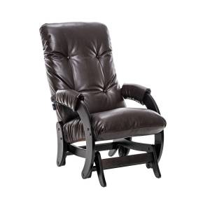 Кресло-качалка Leset Футура 2500000177477 Венге текстура/Varana DK-Brown