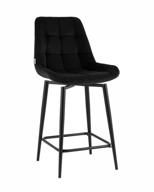 Стул полубарный Stool Group Флекс AV 405-N28-K14PM-9005(PP) Черный