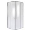 Душевой уголок Niagara Nova NG-3627-34 профиль хром, стекло шиншилла, 100x100x195