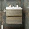 Мебель для ванной Art&Max Techno подвесная, 60, дуб мелфорд фото 3