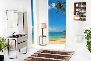 Шкаф-пенал Armadi Art Vallessi 836-C glossy 120x35x28.5 см кашемир глянец