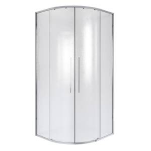 Душевой уголок Niagara Nova NG-3627-34 профиль хром, стекло шиншилла, 100x100x195