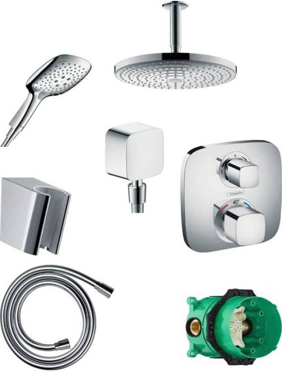 Душевой комплект Hansgrohe Raindance Select E 300 27337000+26550000+28331000+28272000+27414000+15708000+1800180