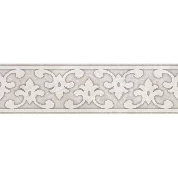 Бордюр Kerama Marazzi Ферони OS/B296/8348 Серый Матовый 5.7x20
