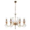 Люстра Crystal Lux Catarina Sp8 V2 Gold/Transparent-Cognac фото 3