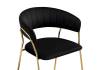 Стул Woodville Kamelia 1 15718 black/gold фото 6