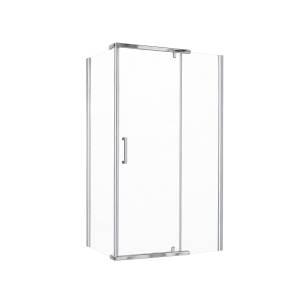 Душевой уголок Royal Bath RB HPVD-C-CH профиль хром, стекло матовое, 130x80x200