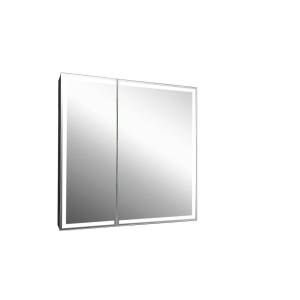 Зеркало-шкаф Continent Mirror Box МВК052, черный 800x800