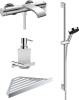 Душевой комплект Hansgrohe Vivenis Смеситель 75420000 + Душевой гарнитур 24170000 + аксессуары для ванной