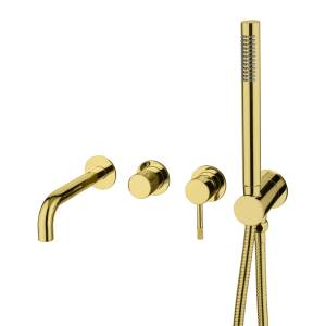 Душевой комплект Boheme Uno 464-3-G Gold