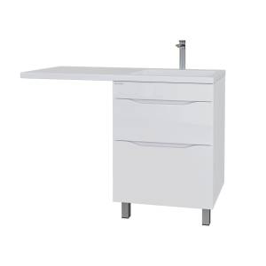 Тумба с раковиной Grossman Вилар-60 126011 R, белая