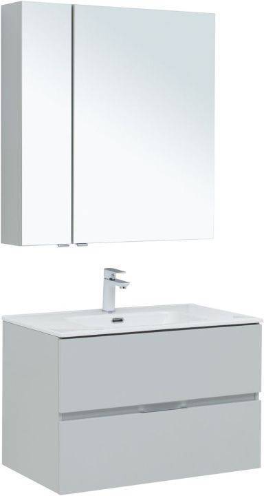 Мебель для ванной Aquanet Алвита New 80 274204 серый, 1382x810x465