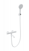 Смеситель для ванны Wonzon & Woghand WW-B3013-A1-MW с душем и термостатом, белый матовый