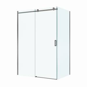 Душевой уголок BelBagno SOFT_CLOSE-2-AH-1-150/100-C-GM профиль оружейная сталь, стекло прозрачное, 150x100x200