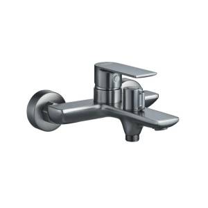 Смеситель для ванны Haiba HB60505-3 короткий излив, оружейная сталь