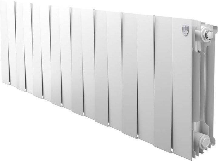 Радиатор биметаллический Royal Thermo Piano Forte 300 bianco traffico, 16 секций
