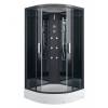 Душевая кабина Erlit ER570917-C24-RUS профиль черный, стекло тонированное, 90x90x210