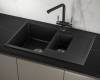 Мойка кухонная Granula Estetica ES-7808 черный фото 4