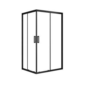 Душевой уголок Royal Bath HPD RB75110HPD-C-BL профиль черный, стекло матовое, 110x75x200