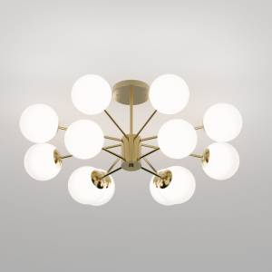 Потолочный светильник Eurosvet Adaline 502002/12 латунь