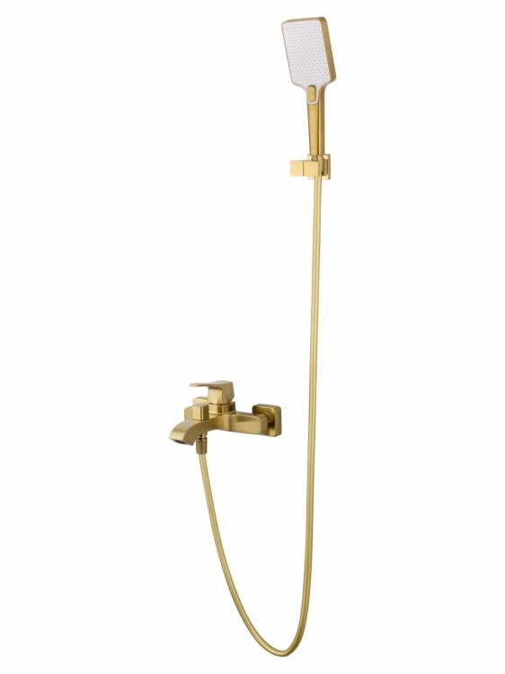 Смеситель для ванны Wonzon & Woghand WW-88037072-BG с душем, брашированное золото