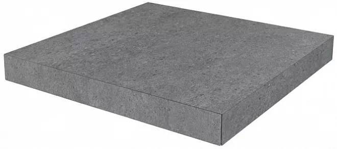 Ступень Kerama Marazzi Фондамента DL501020R\GCA угловая клееная серый темный 33x33