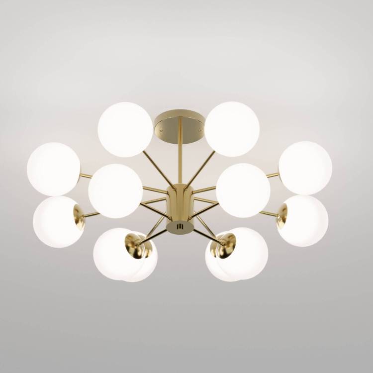 Потолочный светильник Eurosvet Adaline 502002/12 латунь