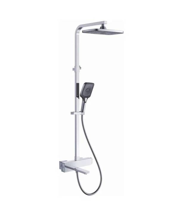 Душевая система Rose R1096 с термостатом, хром