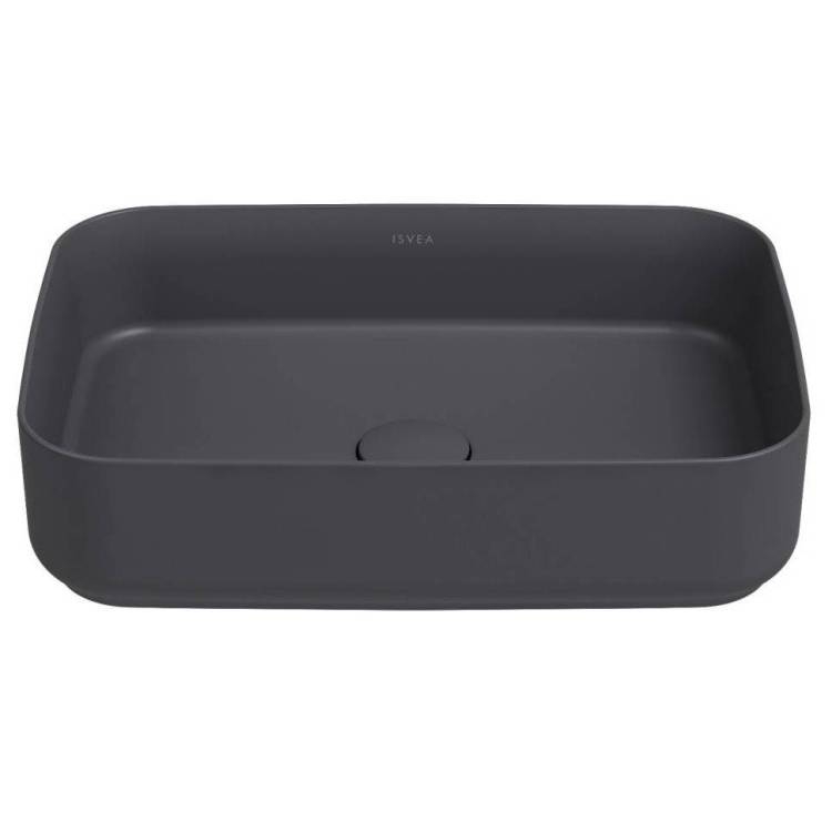 Раковина Isvea Infinity 10NF65050SV-2C 50 см, антрацит матовая