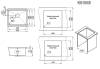 Мойка кухонная Granula Kitchen Space KS-5045U черный матовый фото 7