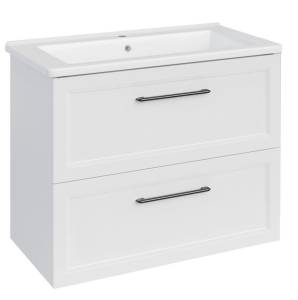 Тумба для комплекта ASB-Mebel 11850 Белмонти 75 Софт белый подвесная