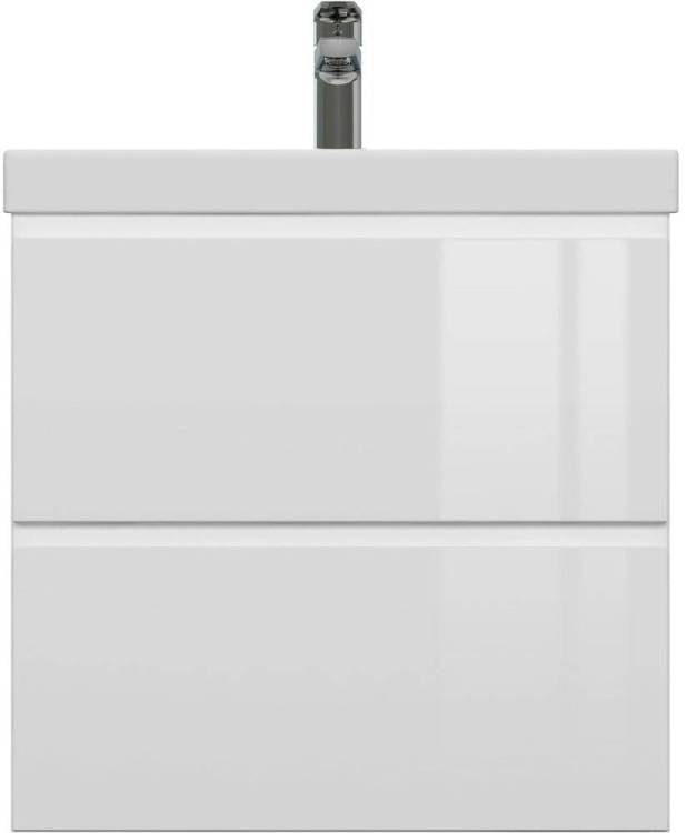 Тумба с раковиной Cersanit Moduo slim 60 белая