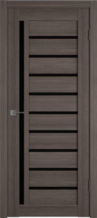 Межкомнатная дверь Владимирская Фабрика Дверей Atum 11 Grey стекло Black Gloss 900x2000